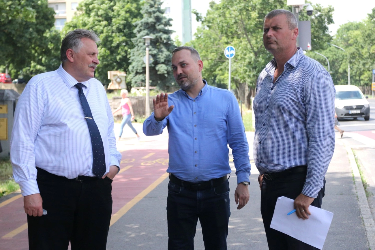 Választókerületi bejárás Veres Pál polgármesterrel 