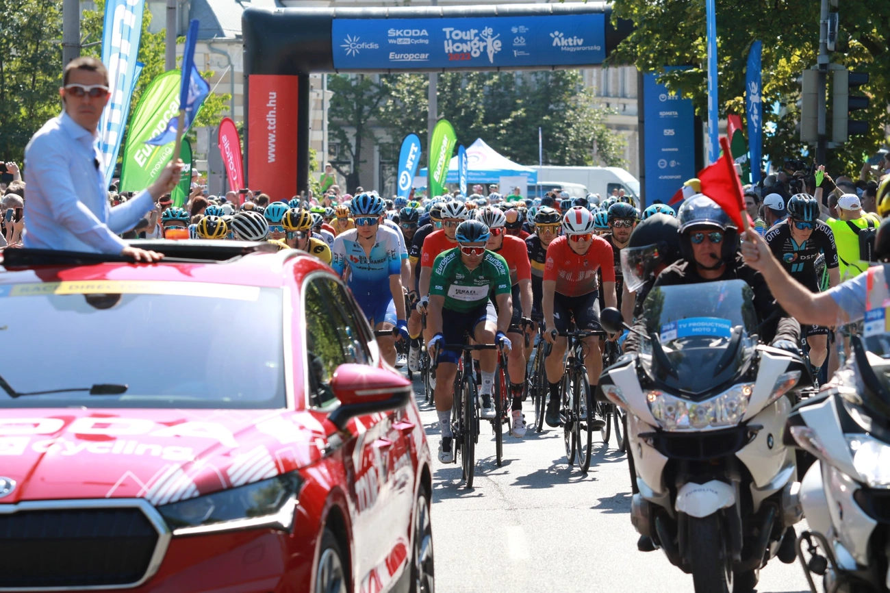 A Tour de Hongrie Miskolcon 