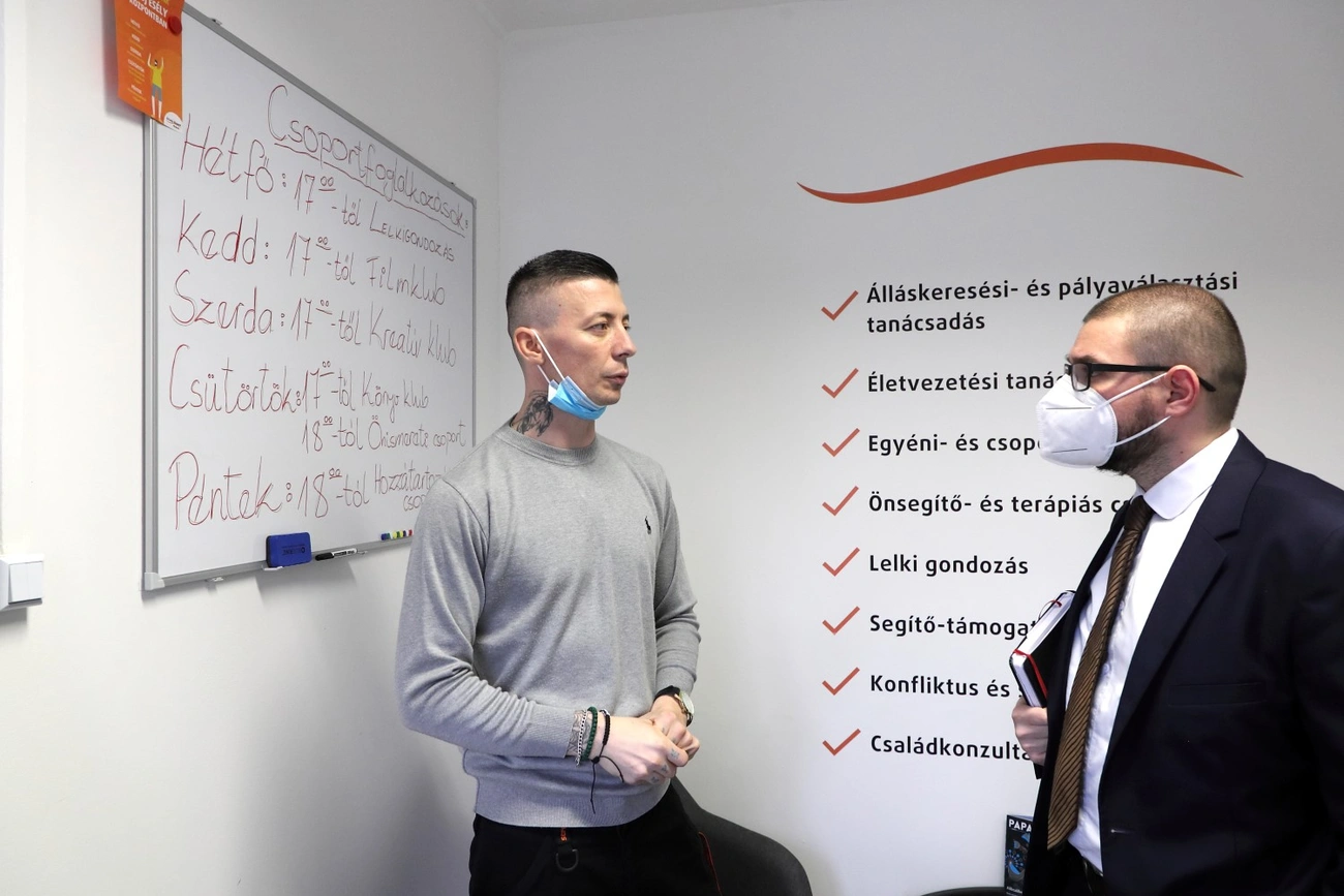 Új Esély Központ átadó a Szentpéteri kapuban 