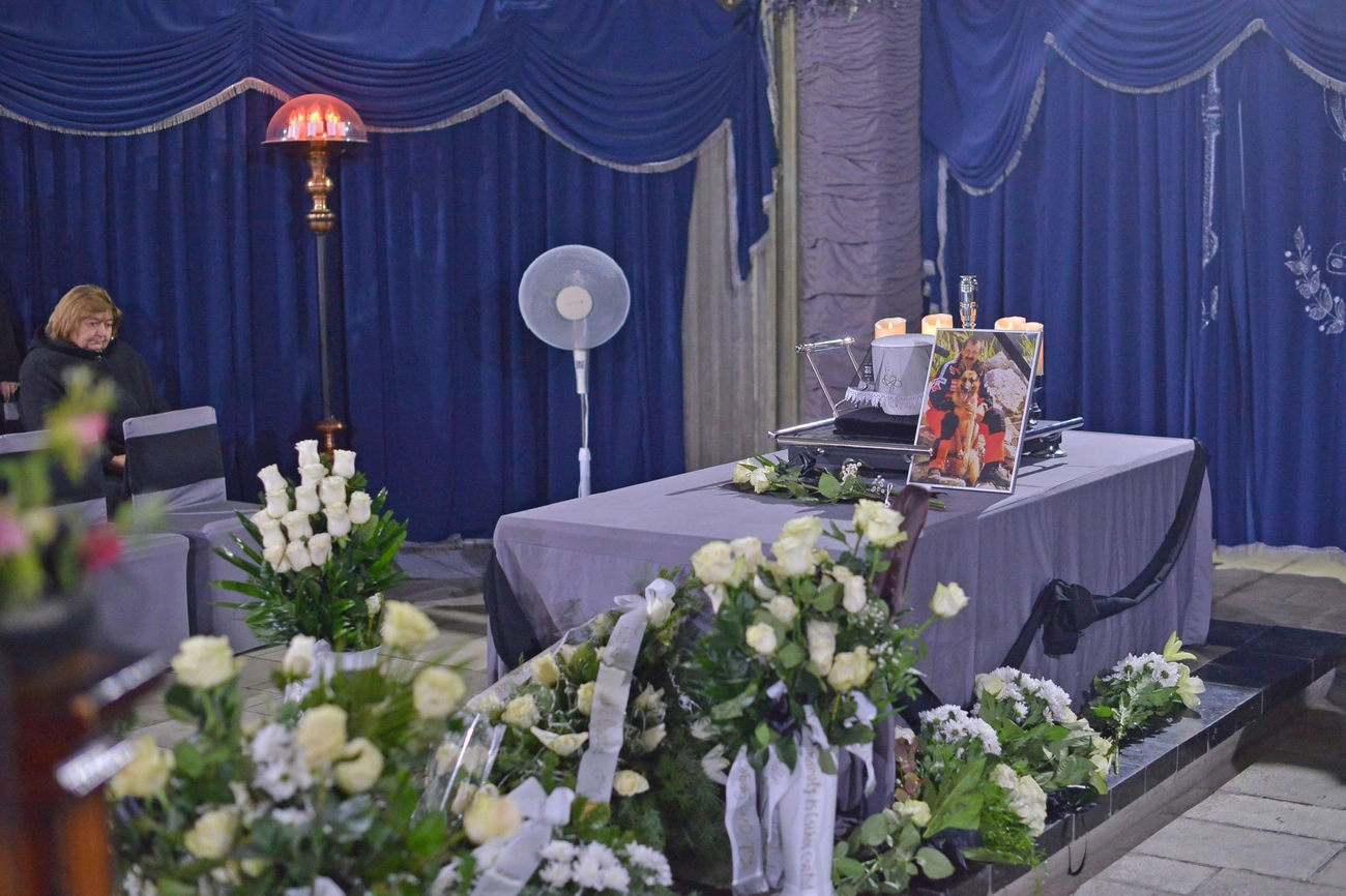 Lehoczki-Spider László búcsúztatója. Fotó: Osztie Tibor