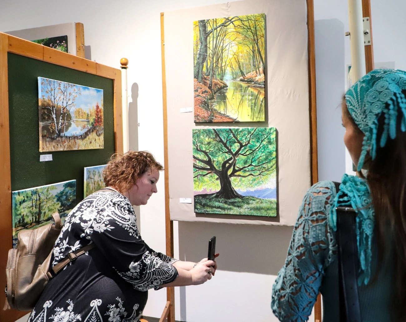 A Dugas Galéria kiállítása a Szeleta Parkban