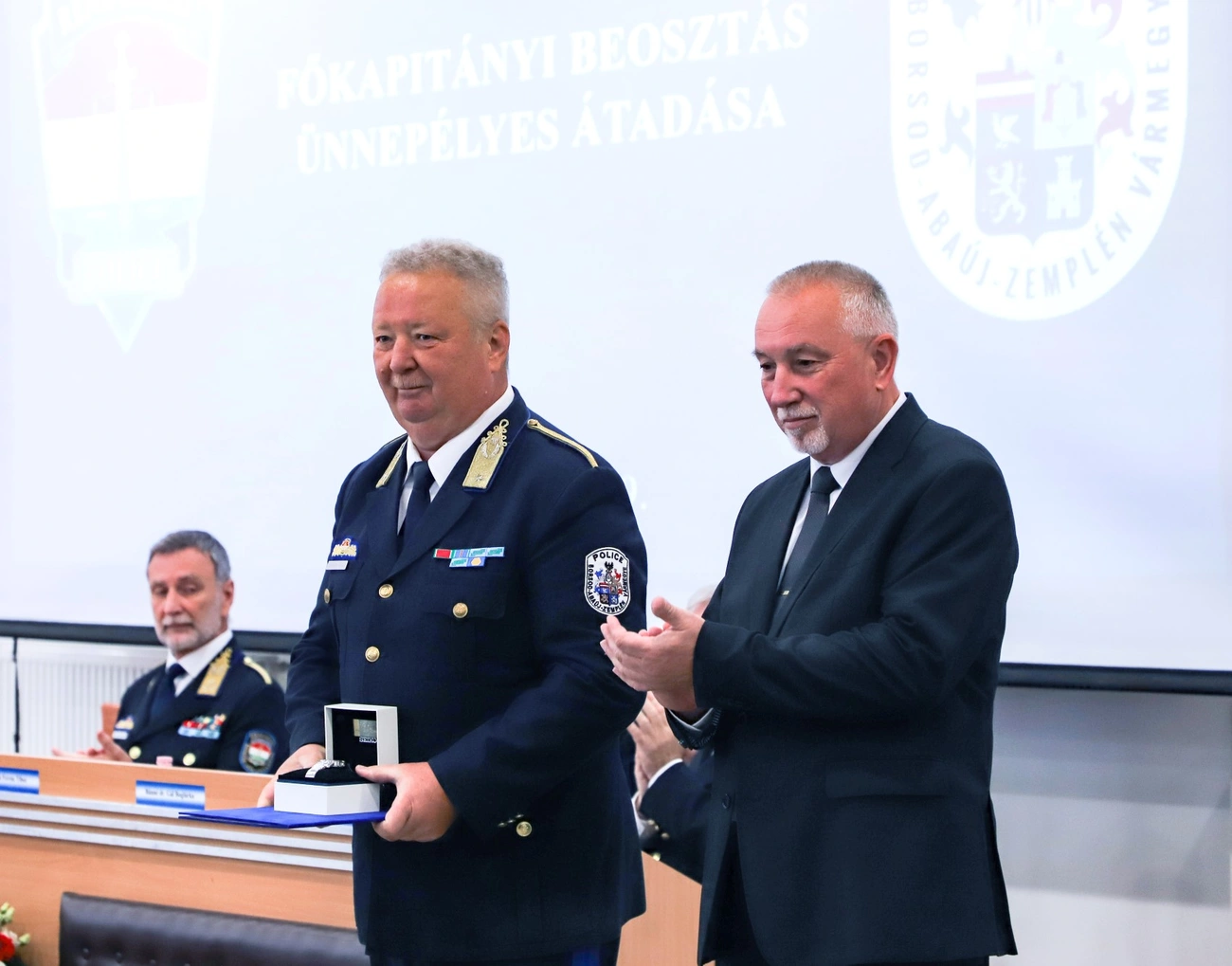Főkapitányi beosztás átadó ünnepsége