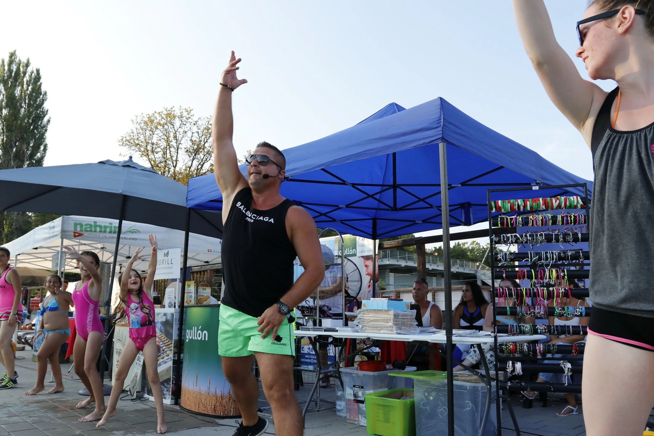 Sportnap Czanik Balázzsal a tapolcai strandon