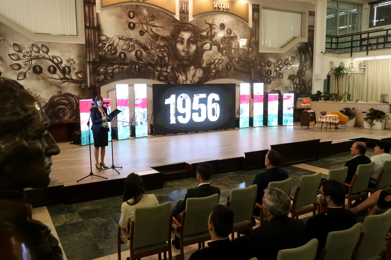 '56-os megemlékezés a Miskolci Egyetemen