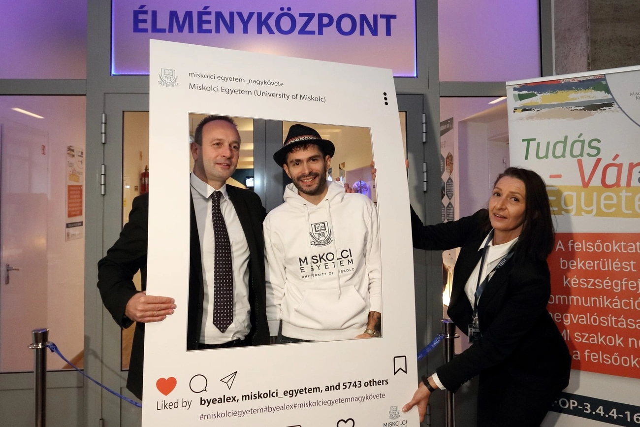 Miskolci Egyetem új élményközpont megnyitója 