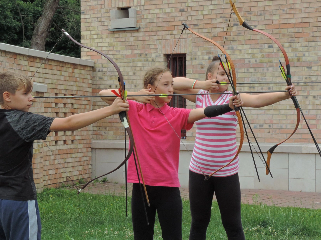 Lovas íjász tábor a Lovagi Tornák Terén