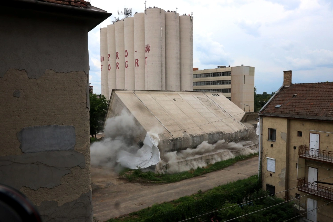 Az István-malom felrobbantása