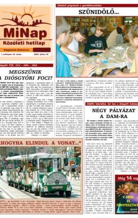 MiNap I. évfolyam 18. szám