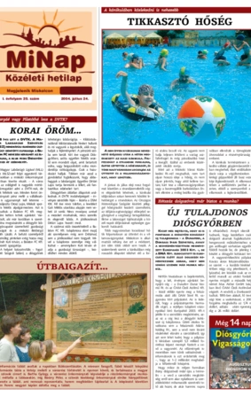 MiNap I. évfolyam 20. szám