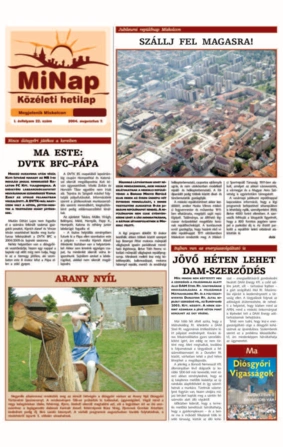 MiNap I. évfolyam 22. szám