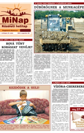 MiNap I. évfolyam 25. szám