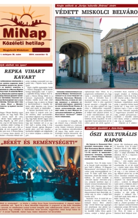 MiNap I. évfolyam 36. szám