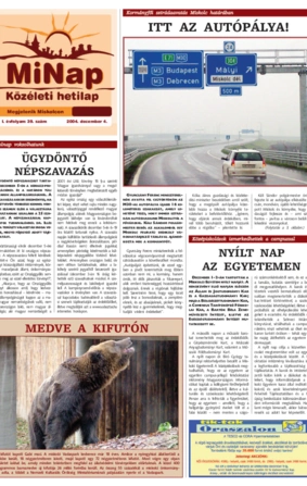 MiNap I. évfolyam 39. szám