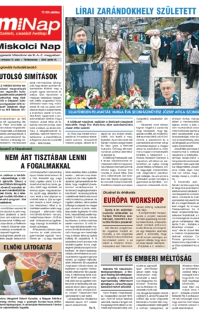 MiNap II. évfolyam 15. szám