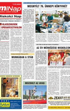 MiNap II. évfolyam 22. szám