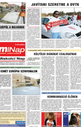 MiNap II. évfolyam 31. szám