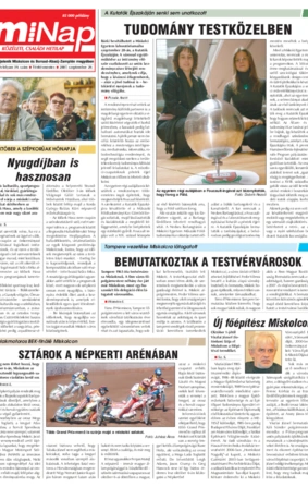 MiNap IV. évfolyam 39. szám