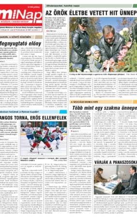 MiNap IV. évfolyam 44. szám