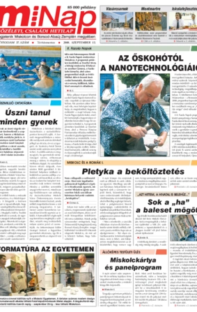 MiNap V. évfolyam 37. szám