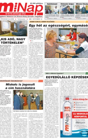 MiNap VI. évfolyam 46. szám