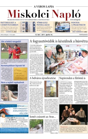 Miskolci Napló VIII. évfolyam 15. szám