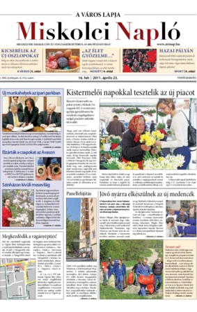 Miskolci Napló VIII. évfolyam 16. szám