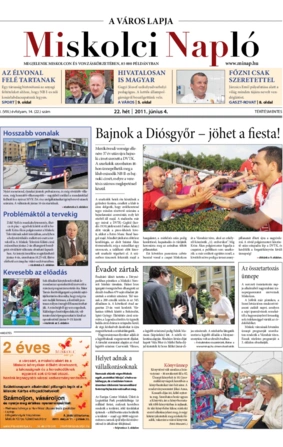Miskolci Napló VIII. évfolyam 22. szám