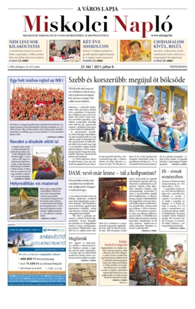 Miskolci Napló VIII. évfolyam 27. szám