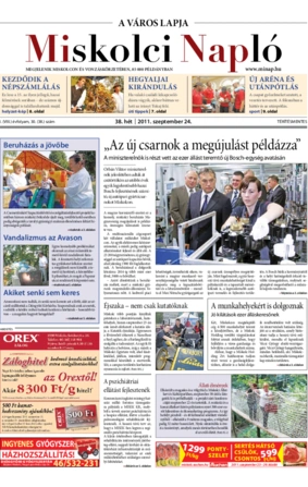 Miskolci Napló VIII. évfolyam 38. szám