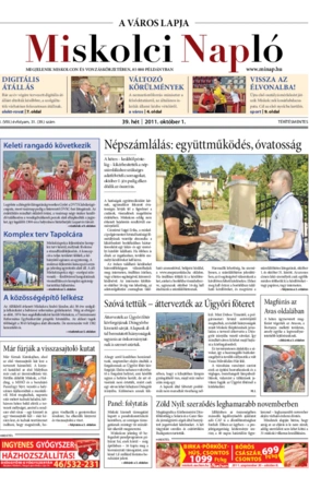 Miskolci Napló VIII. évfolyam 39. szám