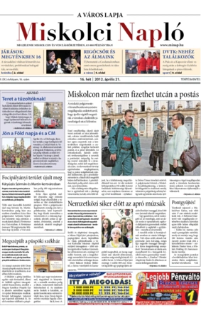 Miskolci Napló IX. évfolyam 16. szám