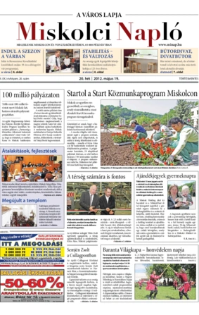 Miskolci Napló IX. évfolyam 20. szám