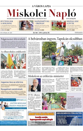 Miskolci Napló IX. évfolyam 26. szám