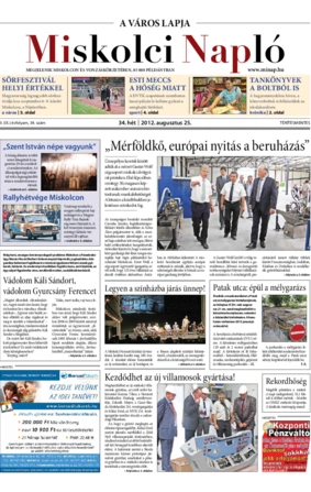 Miskolci Napló IX. évfolyam 34. szám