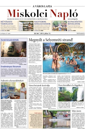 Miskolci Napló X. évfolyam 27. szám