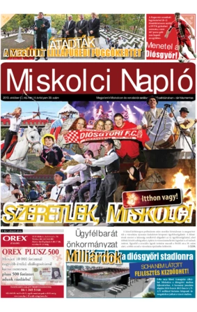 Miskolci Napló X. évfolyam 39. szám